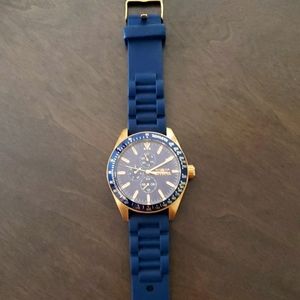 Invicta Mens  Aviator Watch with Navy blue band